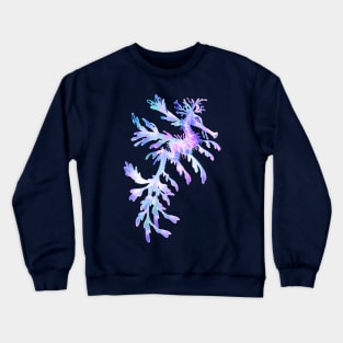 Dragons do Exist! Leafy seahorse Blueish Crewneck Sweatshirt